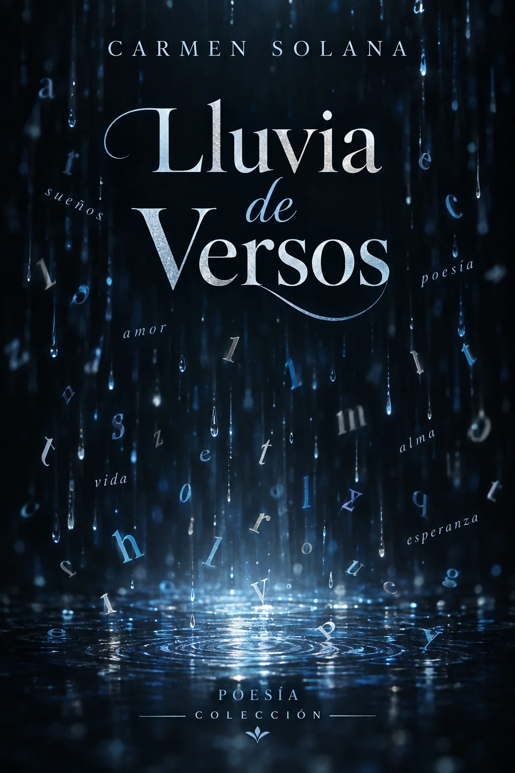 Portada de Lluvia de Versos